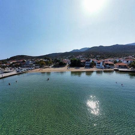 Beachfront Apartment Thassos Skála Kallirákhis Esterno foto