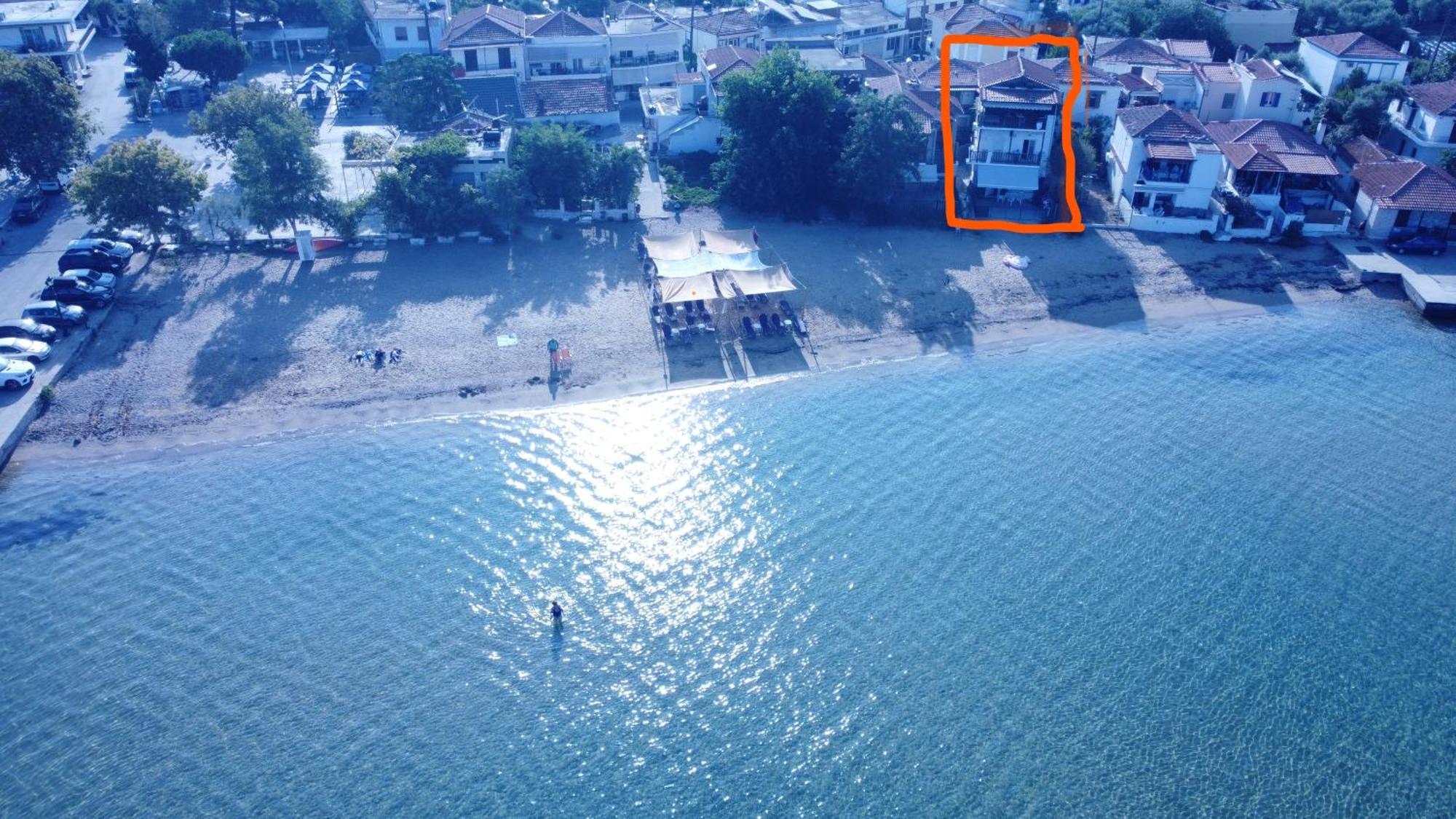 Beachfront Apartment Thassos Skála Kallirákhis Esterno foto
