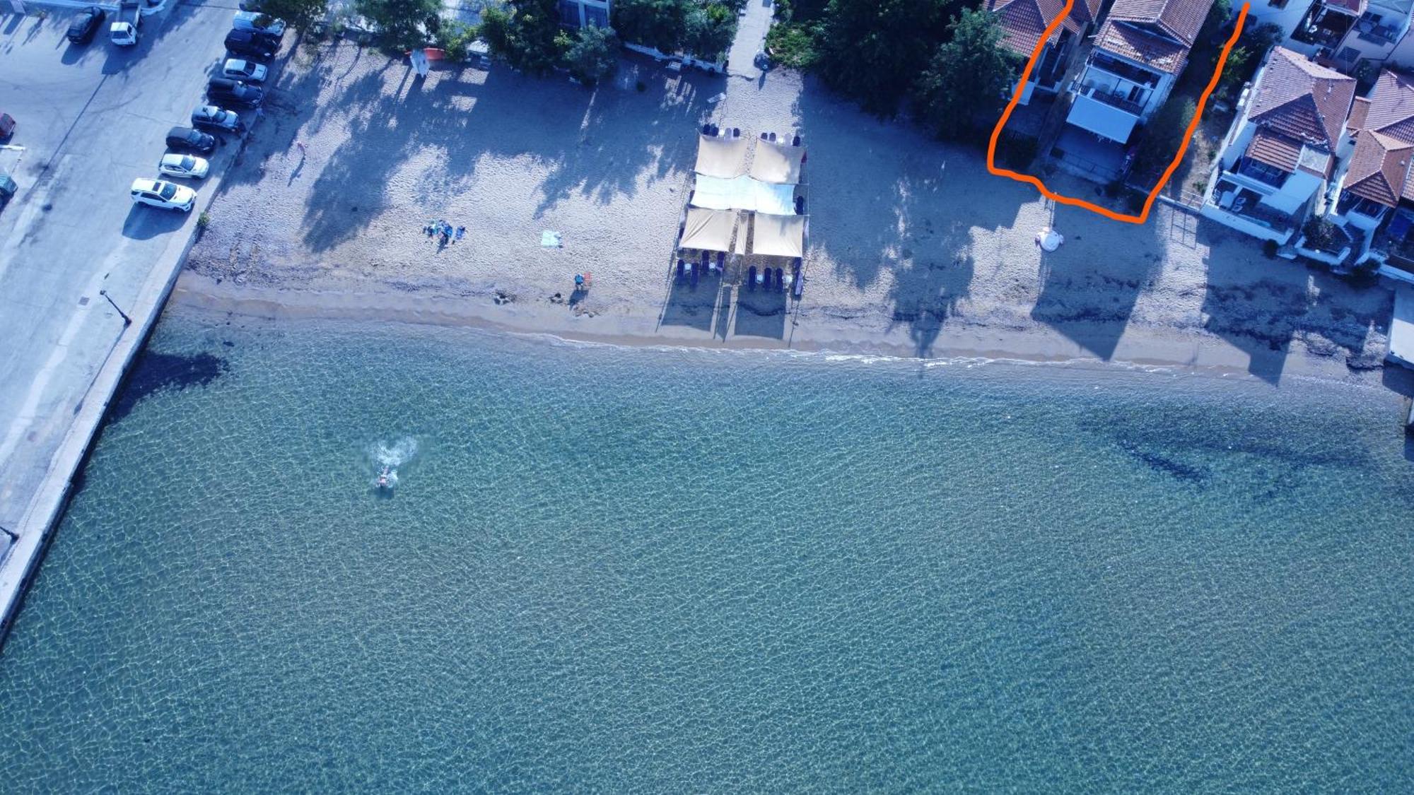 Beachfront Apartment Thassos Skála Kallirákhis Esterno foto