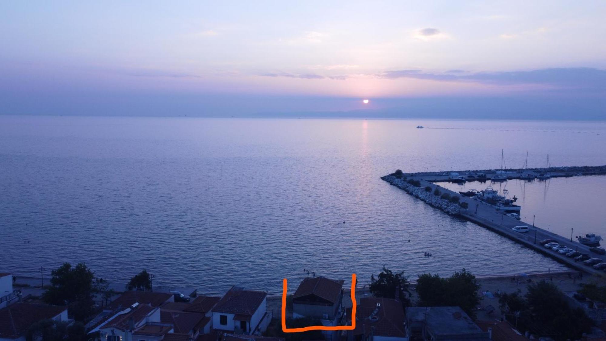 Beachfront Apartment Thassos Skála Kallirákhis Esterno foto