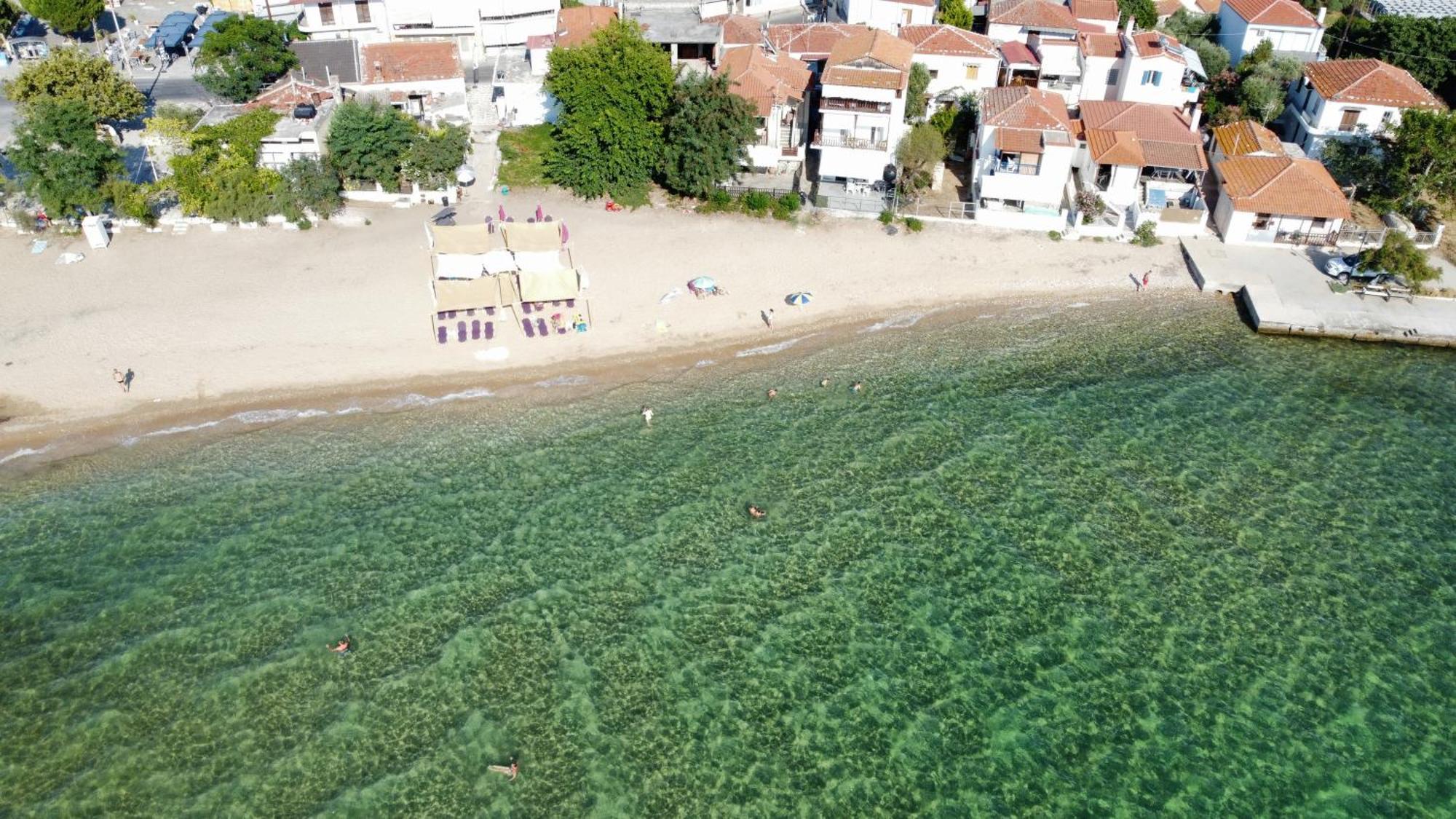 Beachfront Apartment Thassos Skála Kallirákhis Esterno foto