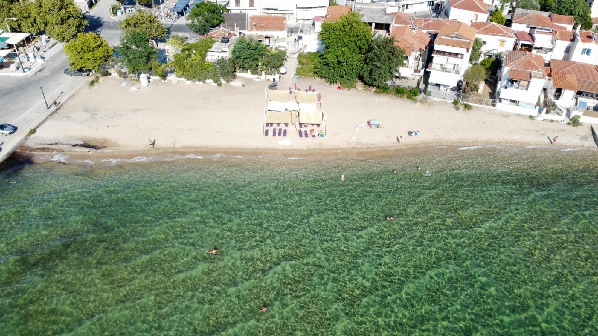 Beachfront Apartment Thassos Skála Kallirákhis Camera foto