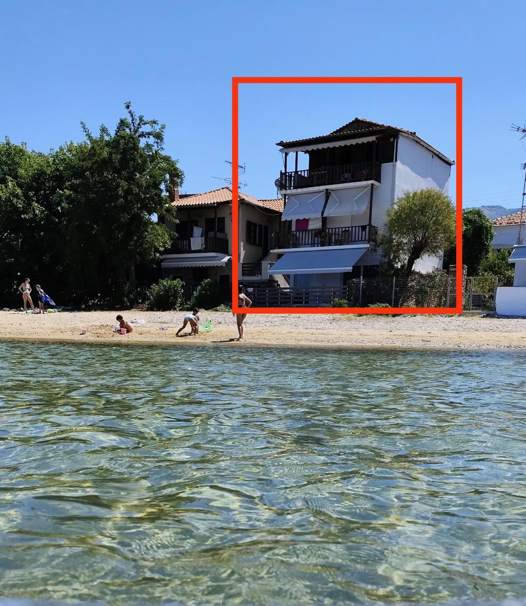 Beachfront Apartment Thassos Skála Kallirákhis Esterno foto