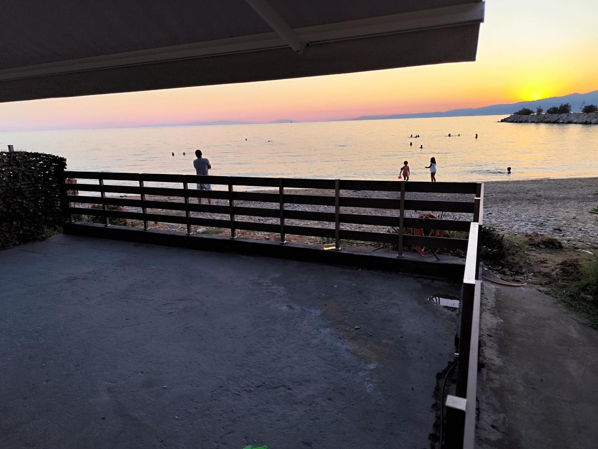 Beachfront Apartment Thassos Skála Kallirákhis Esterno foto
