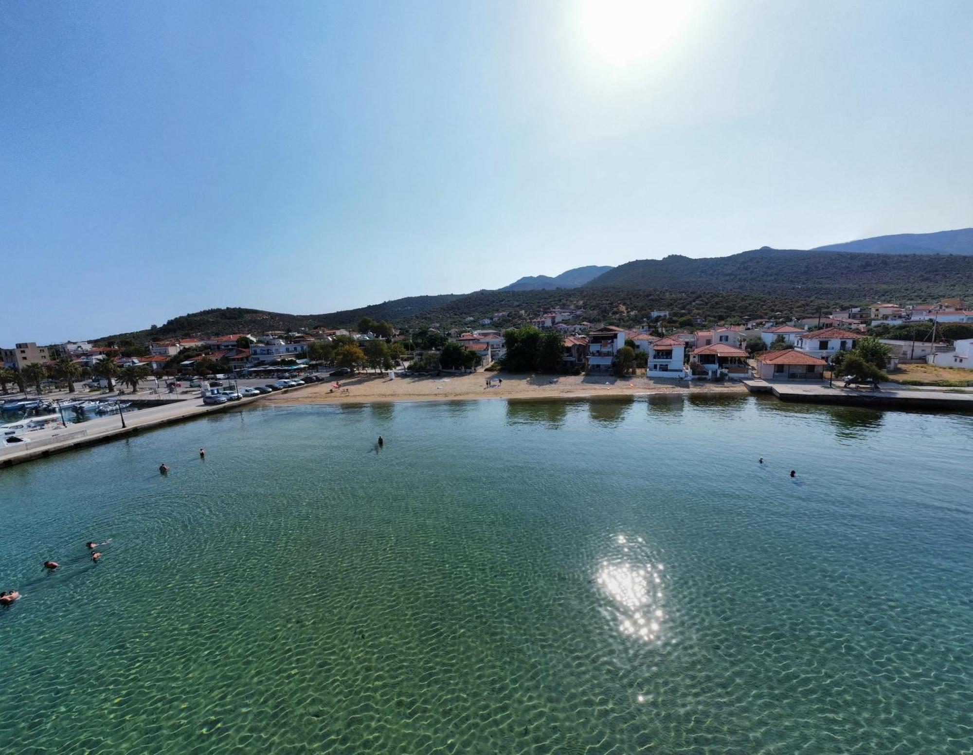 Beachfront Apartment Thassos Skála Kallirákhis Esterno foto