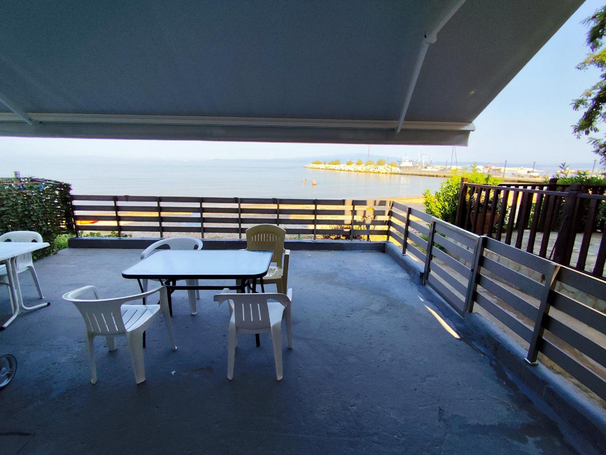 Beachfront Apartment Thassos Skála Kallirákhis Esterno foto