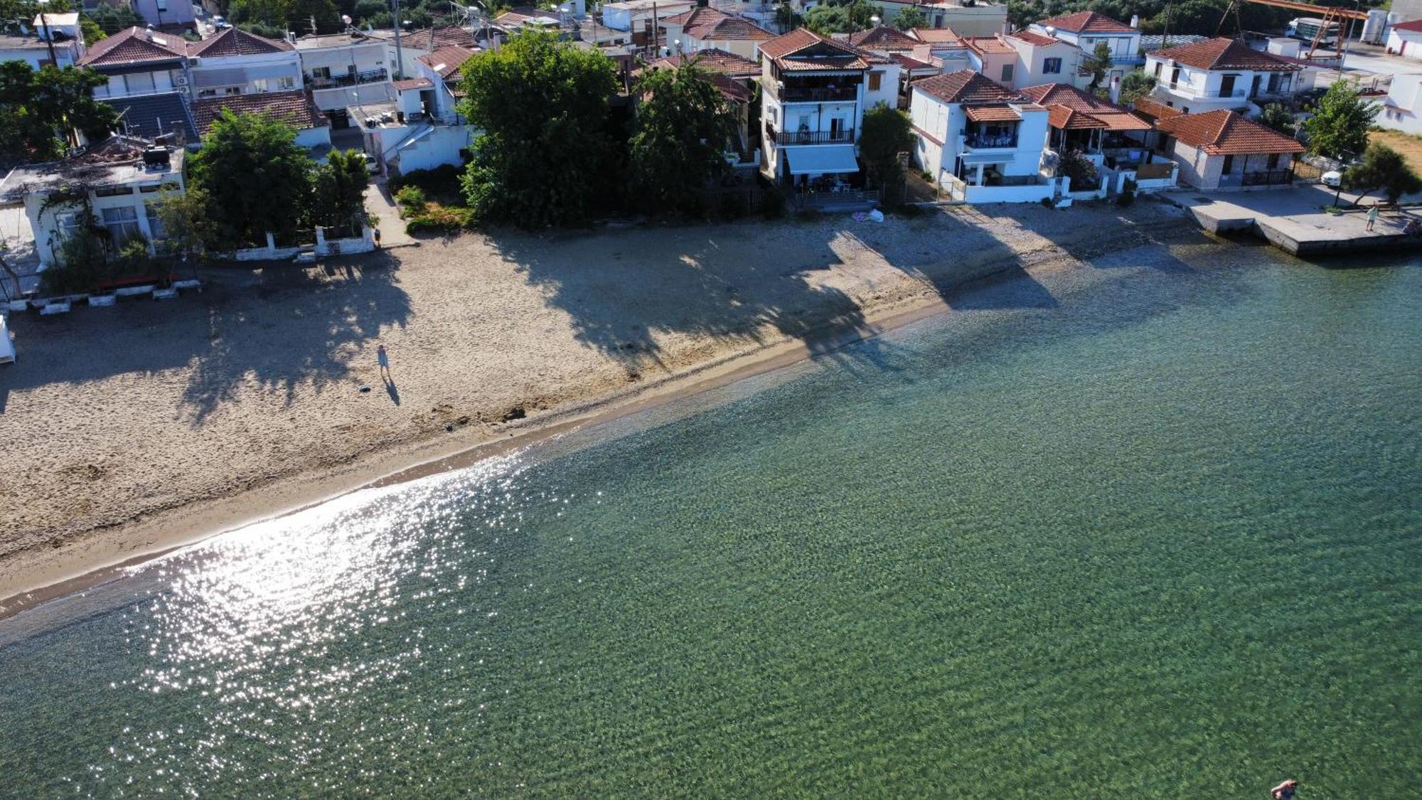 Beachfront Apartment Thassos Skála Kallirákhis Esterno foto